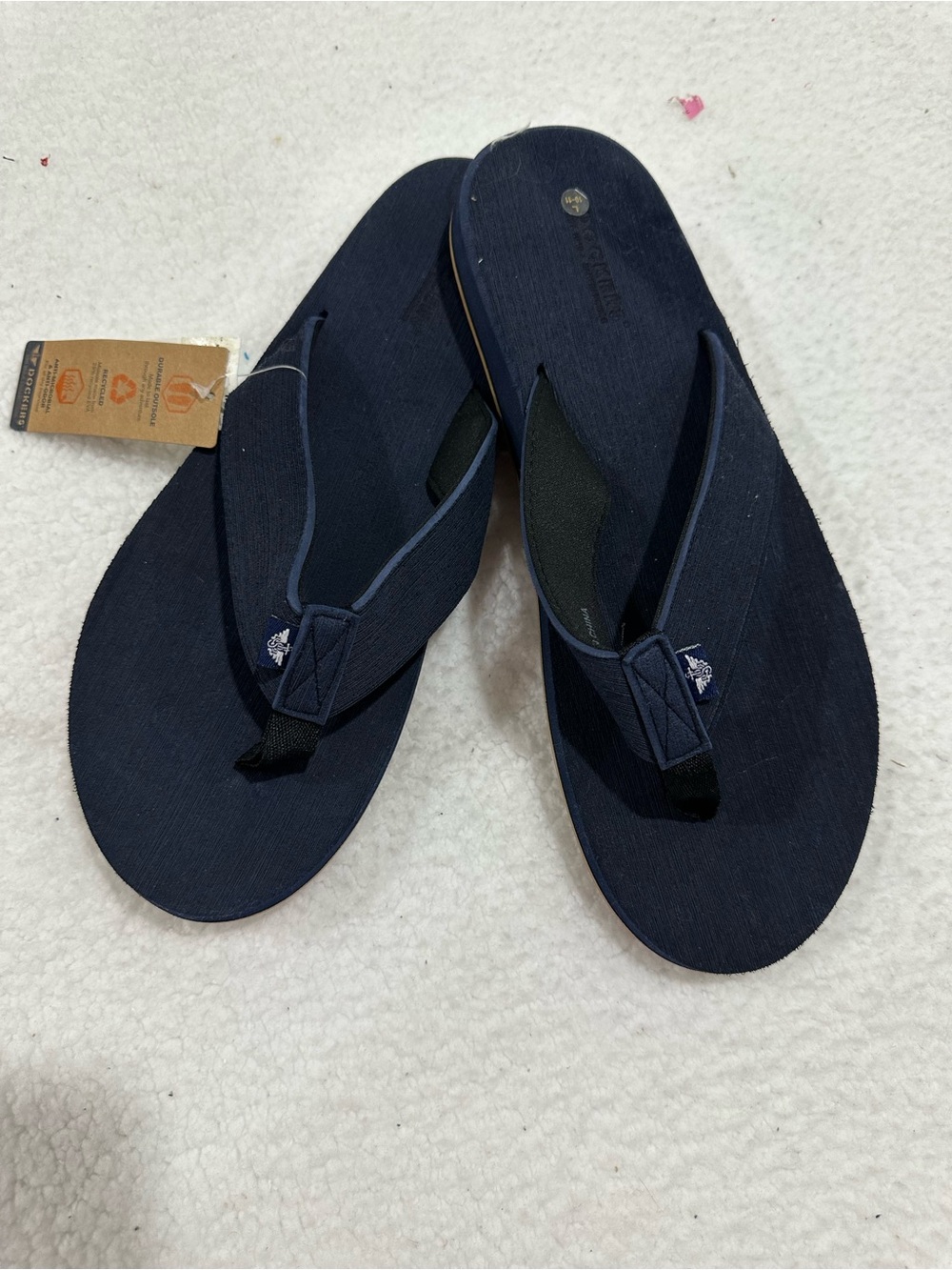 Men's Navy Dockers Flip-Flop Sandals